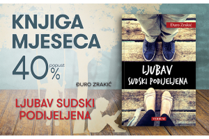 Knjiga 'Ljubavni sudski podijeljena' uz 40% popusta za članove kluba Verbum