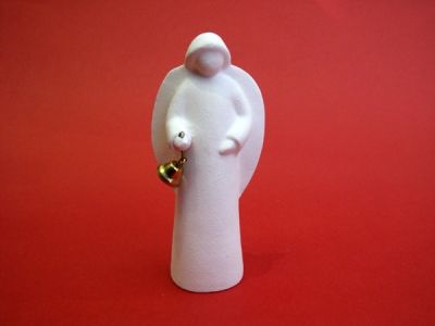 Anđeo sa zvonom - keramika (15 cm)