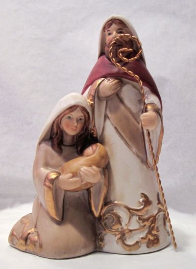 Božićne jaslice - Sveta obitelj - stilizirana figura