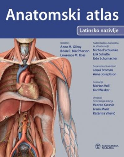 Anatomski atlas s latinskim nazivljem