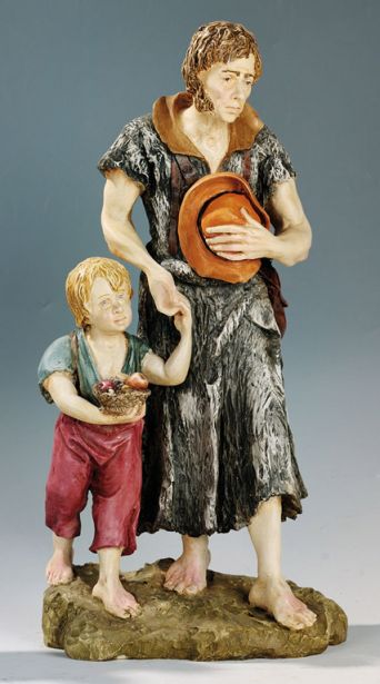 Božićne jaslice - Pastir s djetetom