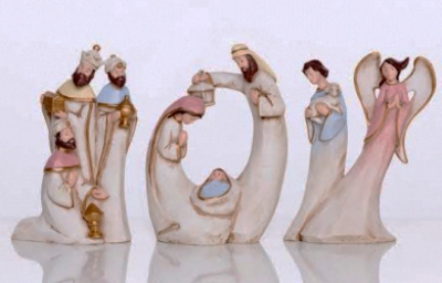 Božićne jaslice - komplet 8 figura