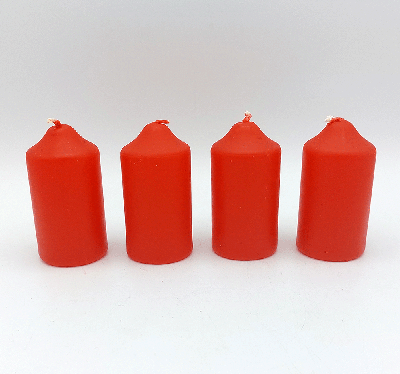 Svijeće adventske -crvene 4/1