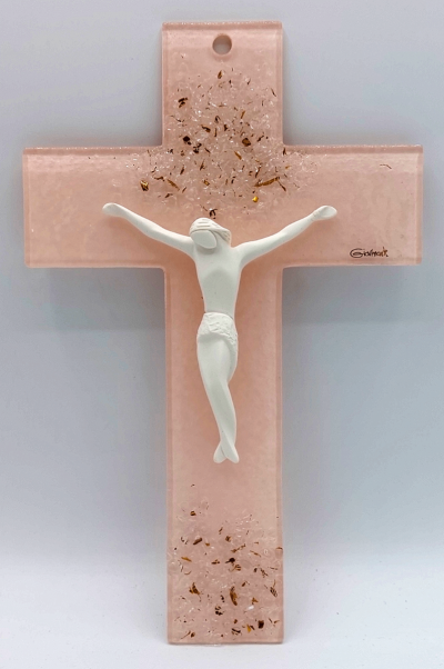Križ - Murano staklo (21 cm)
