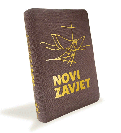 Novi zavjet - tamno crveni platneni uvez
