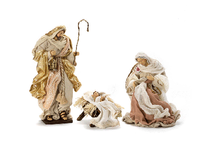 Božićne jaslice - Sveta obitelj (36 cm)