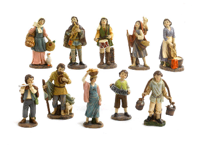 Božićne jaslice - dodatne figure - 10 cm