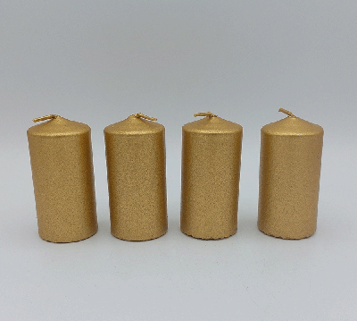 Svijeće adventske -zlatne 4/1