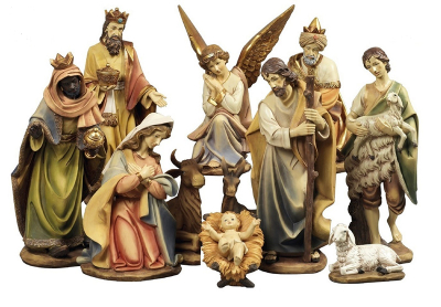 Božićne jaslice - komplet 11 figura - 11 cm