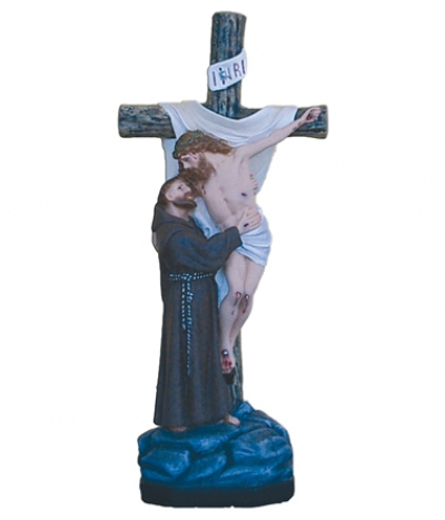 Sv. Franjo Asiški (vizija) - kip
