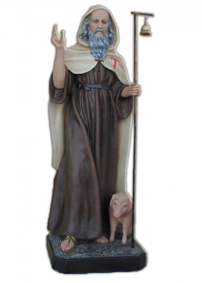 Sv. Antun Pustinjak - kip