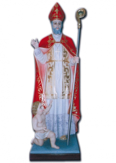 Sv. Blaž (s djetetom) - kip