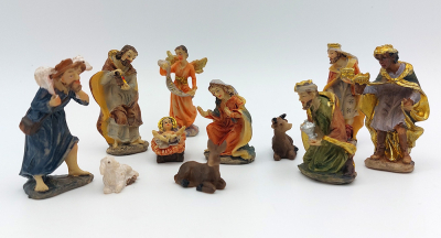 Božićne jaslice - komplet 11 figura - 5,5 cm
