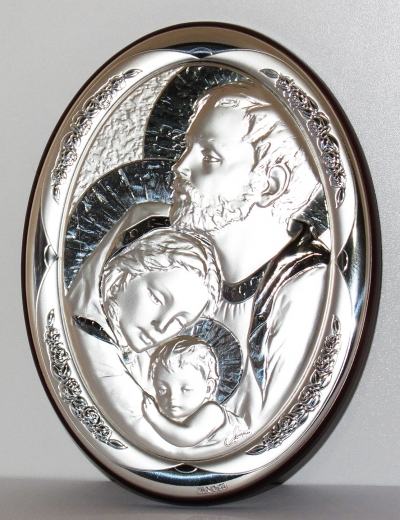 Sveta obitelj - slika srebro