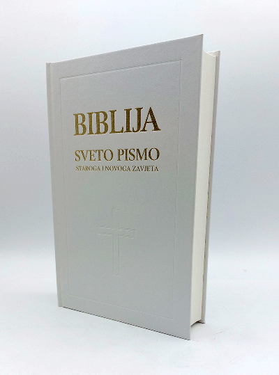Biblija - tvrdi uvez, bijela