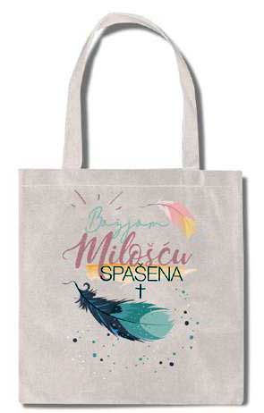 Vrećica pamučna - Božjom Milošću spašena