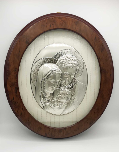 Sveta obitelj - slika srebro