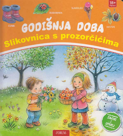Godišnja doba - Slikovnica s prozorčićima