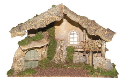 Božićne jaslice - štalica prazna 50x21x32 cm