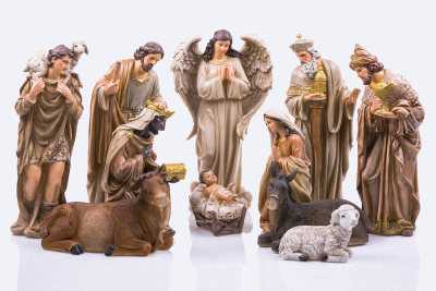 Božićne jaslice - komplet 9 figura - 30 cm
