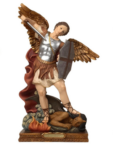 Sv. Mihael arkanđeo - kip (14 cm)