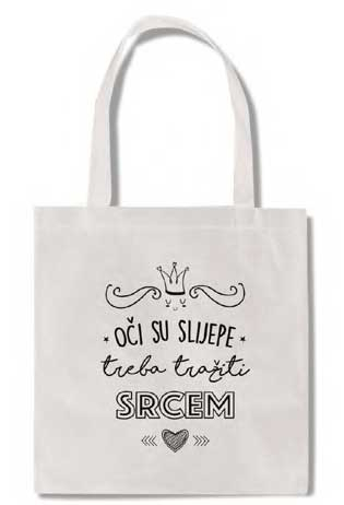 Vrećica pamučna - Oči su slijepe