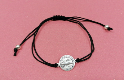 Narukvica - konop, s medaljicom