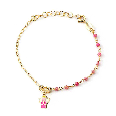 Narukvica - desetica s privjeskom anđela