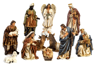 Božićne jaslice - komplet 11 figura (15,4 cm)