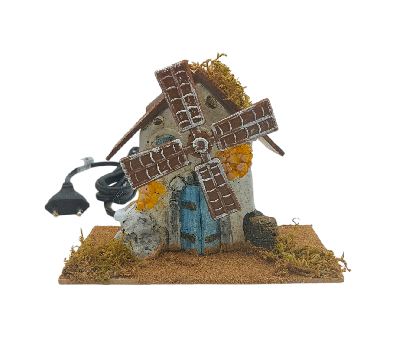 Božićne jaslice - vjetrenjača (16x12x9 cm)