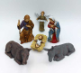 Božićne jaslice - komplet 6 figura (7 cm)