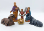 Božićne jaslice - komplet 6 figura (9 cm)