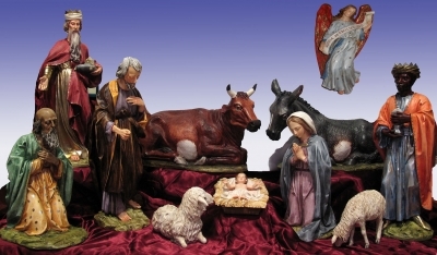 Božićne jaslice - Isus u kolijevci
