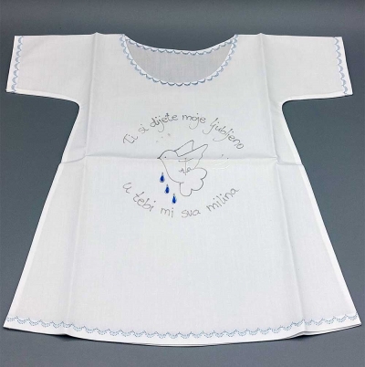 Košuljica za krštenje - plava