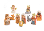 Božićne jaslice - komplet 10 figura (6,9 cm)