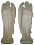 Dva anđela (na nogama, svijećnjaci) - kip