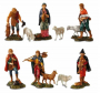 Božićne jaslice - 6 pastira - 11 cm