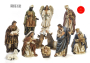 Božićne jaslice - komplet 11 figura - 28,5 cm
