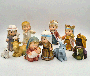 Božićne jaslice - komplet 10 figura (12 cm)