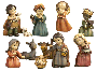 Božićne jaslice - komplet 11 figura (13 cm)