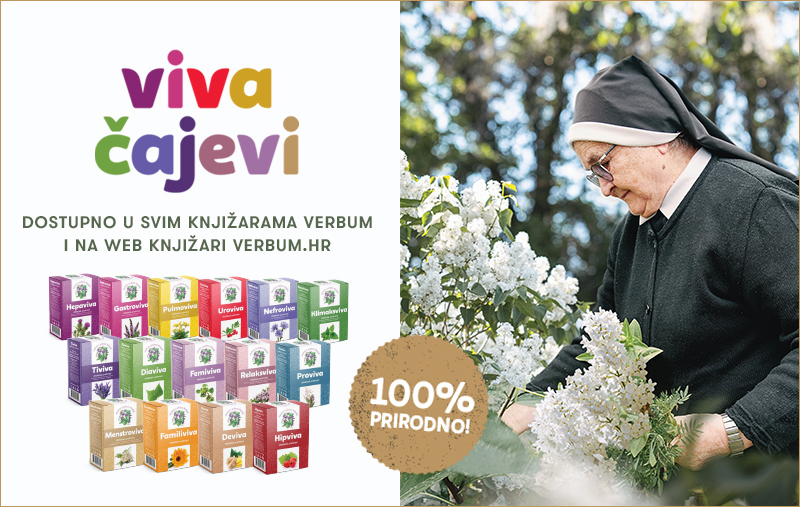 Vrhunske, ljekovite čajne mješavine časne s. Ljubice Kovač iz Posušja – dostupno u knjižarama Verbum i na web knjižari verbum.hr