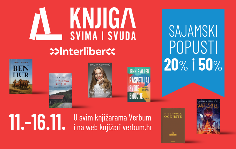 'INTERLIBER' i akcija 'KNJIGA SVIMA I SVUDA' u knjižarama Verbum!