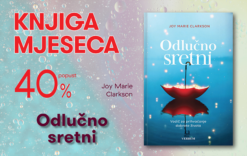 Knjiga 'Odlučno sretni' uz 40% popusta za članove kluba Verbum