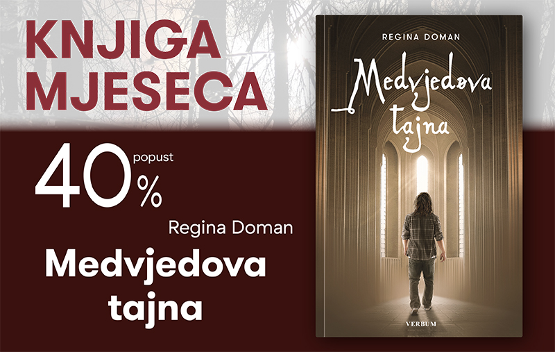 Knjiga 'Medvjedova tajna' uz 40% popusta za članove kluba Verbum