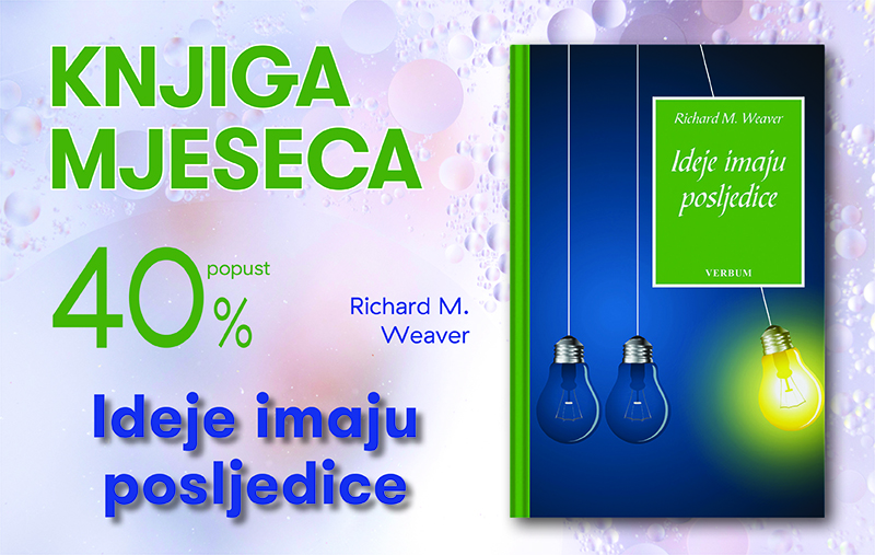Knjiga 'Ideje imaju posljedice' uz 40% popusta za članove kluba Verbum