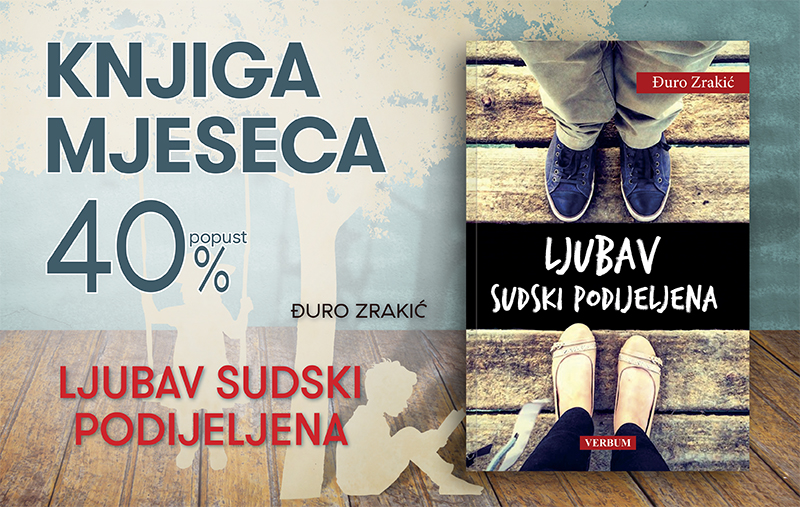 Knjiga 'Ljubavni sudski podijeljena' uz 40% popusta za članove kluba Verbum