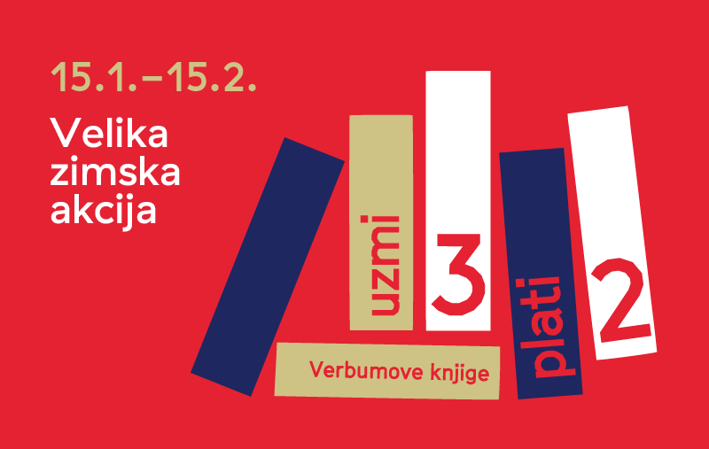 Velika zimska akcija "UZMI 3 - PLATI 2" u svim knjižarama Verbum i na web knjižari verbum.hr
