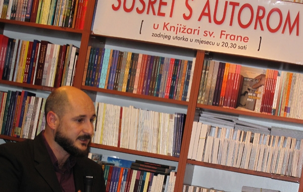 Siniša Vuković na "Susretu s autorom" u Splitu u listopadu