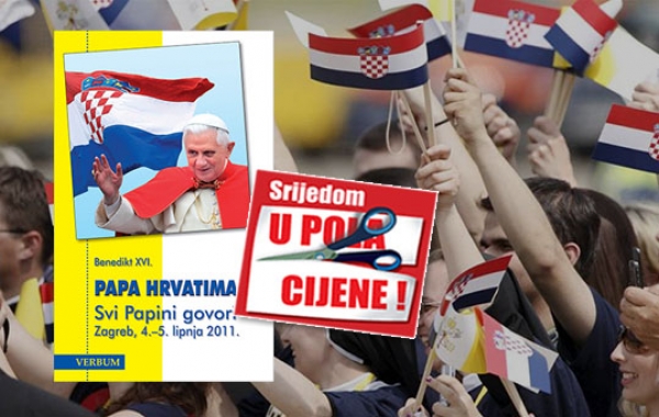 Knjiga "Papa Hrvatima" 27. svibnja u pola cijene u Verbumu