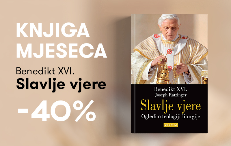 Knjiga "Slavlje vjere" Benedikta XVI. uz 40% popusta za članove kluba Verbum!